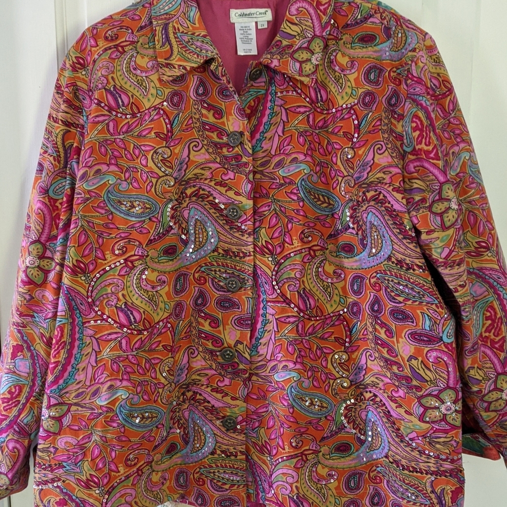 Women's button up jacket